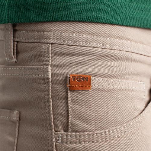 Color Beig medio tierra - Comprar Pantalón JEANS TCH 5 bolsillos fabricado en algodón con lycra en España