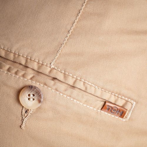 color camel - Pantalón Sport hombre marca TCH tipo chino en colores en Algodón con lycra elástico. Slim fit