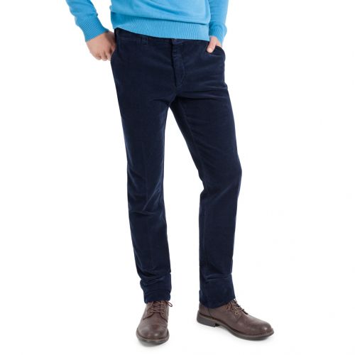 color azul marino - Comprar Pantalón TCH tipo chino fabricado en Pana fina elástica en España