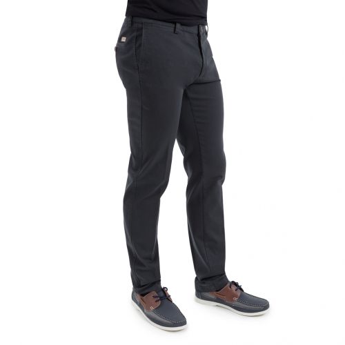 Color gris oscuro - Pantalón TCH Sport tipo chino en colores en Algodón con lycra elástico REGULAR